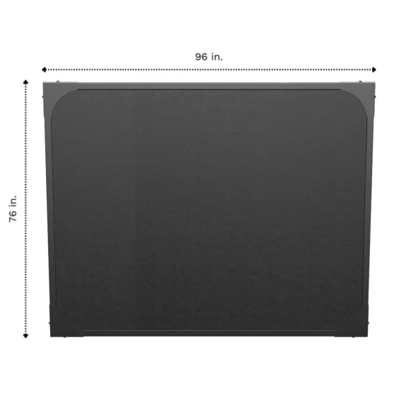 Platform with rubberized surface